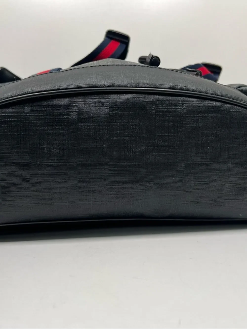 Gucci GG Supreme Men's Canvas Backpack in Black
